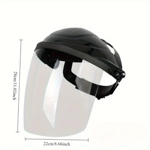 2pcs Black Safety Face Masks for Grinding