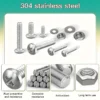 33543758-e846-43e2-bbae-4fb5963f2745 710pcs Stainless Steel Nuts