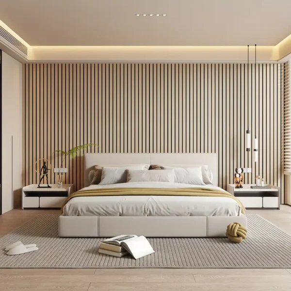 3D Wooden Wall Panel – Self-Adhesive Vinyl