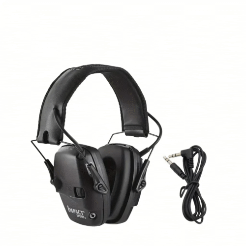 Impact Black Noise-Canceling Headphones
