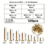 5447272f-c4de-4a47-a427-38bcc0feb3f1 520pcs Countersunk Self-Tapping Screws Set