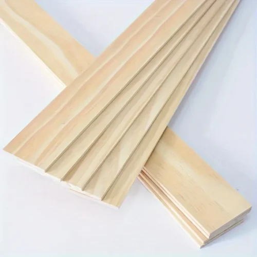Smooth Natural Basswood Planks for Projects