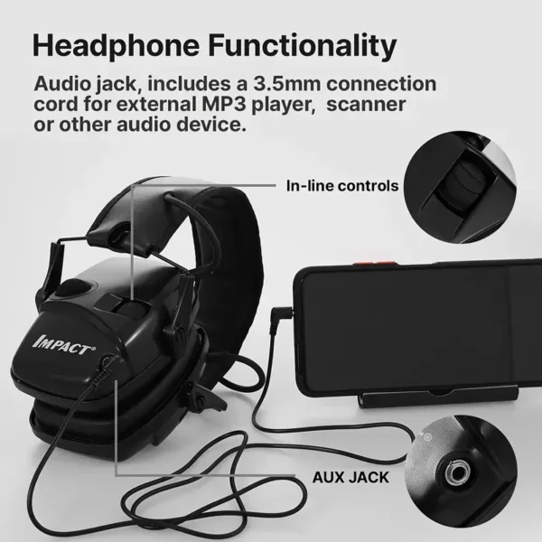 6e12d13b-a92b-4ad1-9ccd-49c16811f6be Impact Black Noise-Canceling Headphones