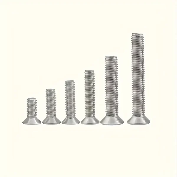 40pcs Stainless Steel Bolt and Nut Assortment Set