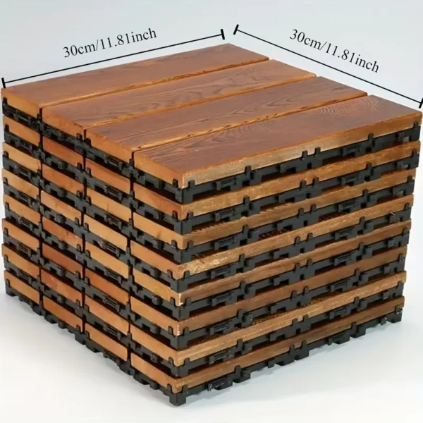 ab62bf1b-8c96-45d8-b574-bcd2411f9b2f Interlocking Carbonized Hardwood Flooring