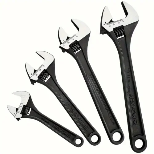 4pcs Adjustable Wrench Set