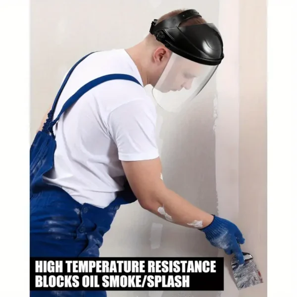 2pcs Black Safety Face Masks for Grinding