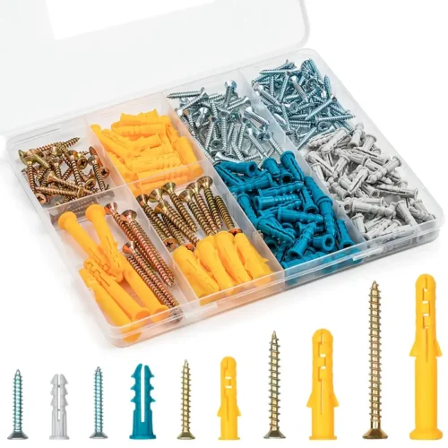 270pcs Drywall Anchor and Screw Set